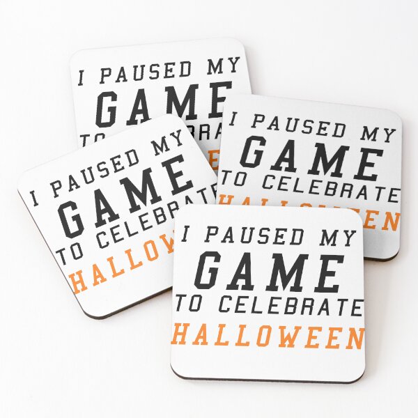 Item preview, i paused my game to celebrate halloween; funny Gift for Halloween 2021 designed and sold by dorento07.