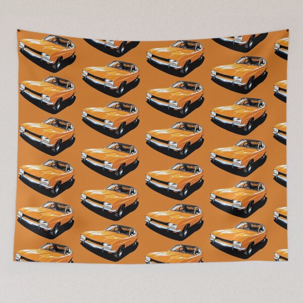 Item preview, British Ford Capri in orange designed and sold by candc-retro.