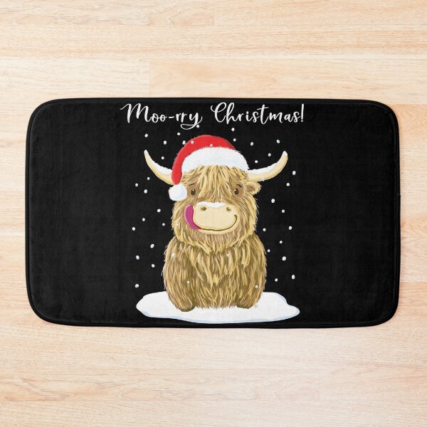 Item preview, Modern Action Fantasy Story Legendary Thirst Highlander Movie Scottish Highland Cow, Moo-Rry Christm designed and sold by JustuHighlander.