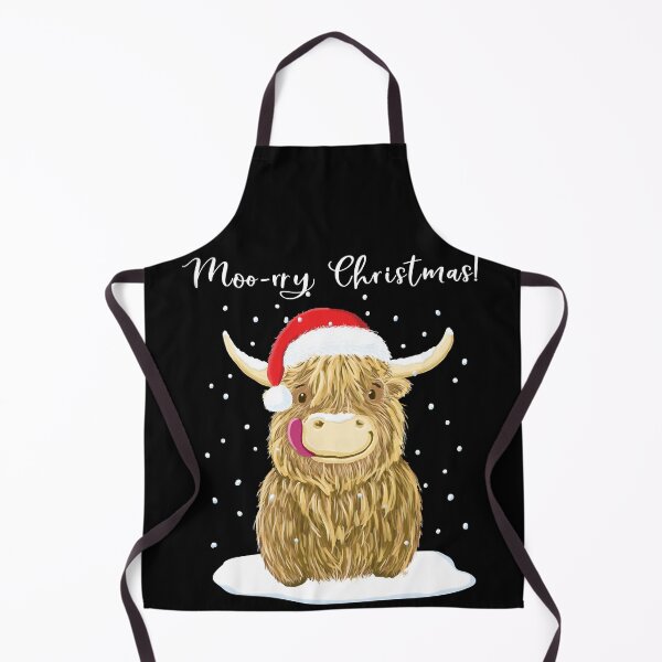 Item preview, Modern Action Fantasy Story Legendary Thirst Highlander Movie Scottish Highland Cow, Moo-Rry Christm designed and sold by JustuHighlander.