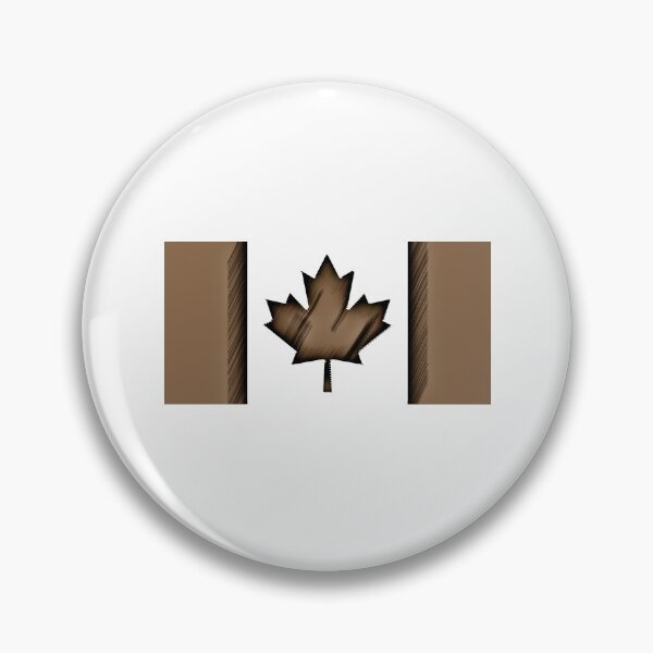 Item preview, Monochrome Sepia Pencil Sketch Style Canada Flag Canadian Maple Leaf Art designed and sold by Worldesigns by Artsiren.