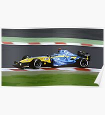 Alonso - Renault Poster