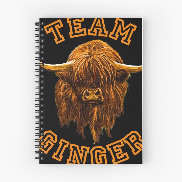 Item preview, Modern Action Fantasy Story Legendary Thirst Highlander Movie Team Ginger Scottish Highland Cow Carl designed and sold by JustuHighlander.