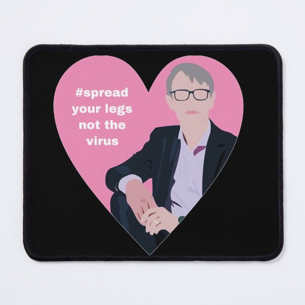 Item preview, Spread your legs not the virus minimalistic drawing  designed and sold by suwii.