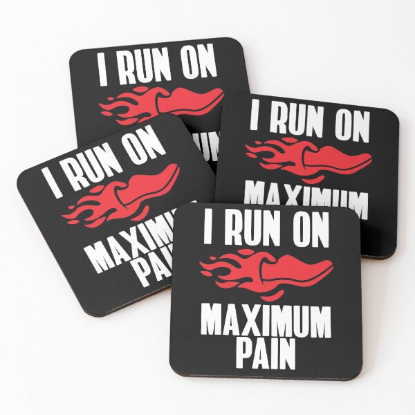 Item preview, I run on maximum pain designed and sold by fatshirt.