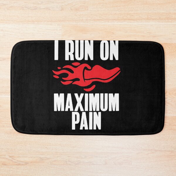 Item preview, I run on maximum pain designed and sold by fatshirt.