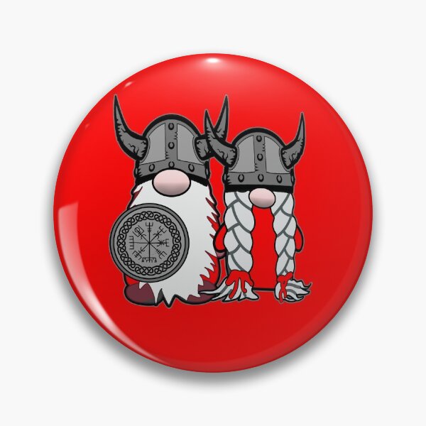 Item preview, Cute Nordic Gnomes Viking Tomte Couple Scandinavian Nisse designed and sold by funnytshirtemp.