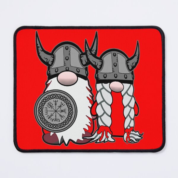 Item preview, Cute Nordic Gnomes Viking Tomte Couple Scandinavian Nisse designed and sold by funnytshirtemp.