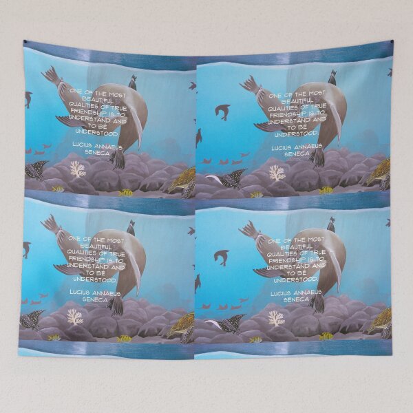 Item preview, Inspirational Motivational True Friendship Quotation  designed and sold by blue-kitten.