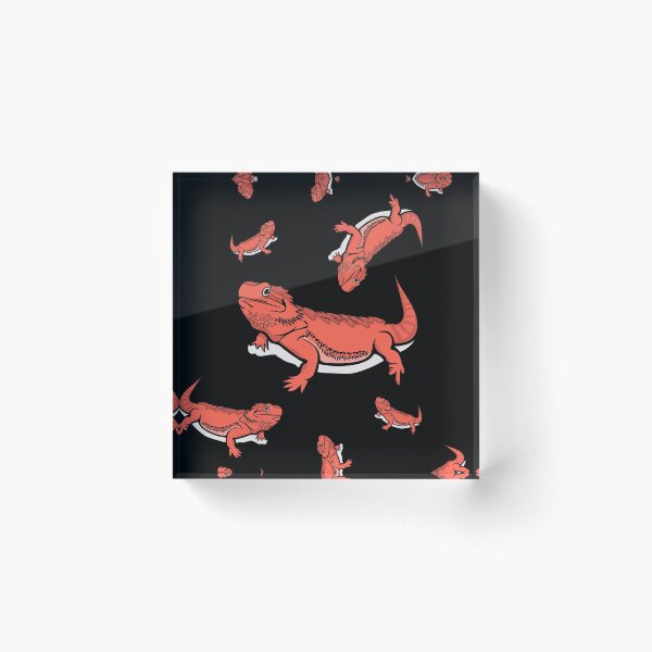 Bearded Dragon Fam Acrylic Block