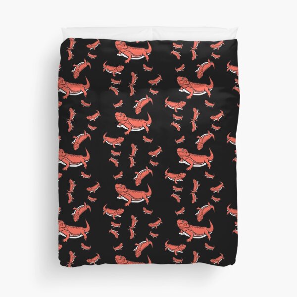 Bearded Dragon Fam Duvet Cover