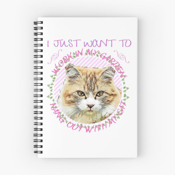 Artikelvorschau, Ich möchte nur in meinem Garten arbeiten und mich mit meiner Katze treffen entworfen und verkauft von TYbuz2021.