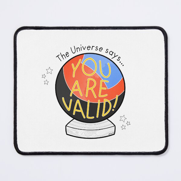 Item preview, Polyamory flag crystal ball - The Universe says... You are valid! designed and sold by Chiara Filincieri.