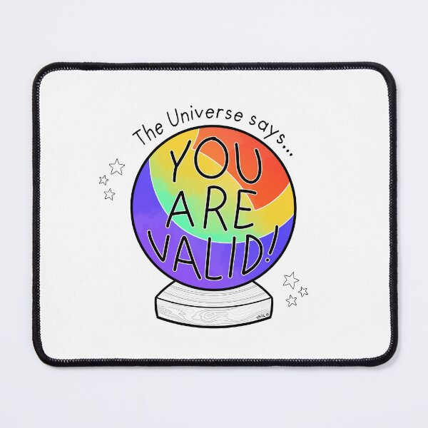 Item preview, Rainbow flag crystal ball - The Universe says... You are valid! designed and sold by Chiara Filincieri.