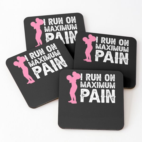 Item preview, I run on maximum pain designed and sold by fatshirt.