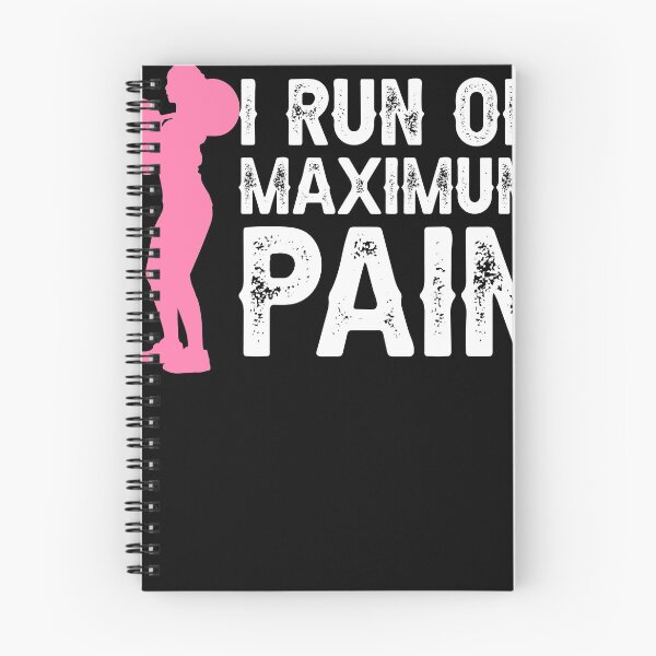 Item preview, I run on maximum pain designed and sold by fatshirt.