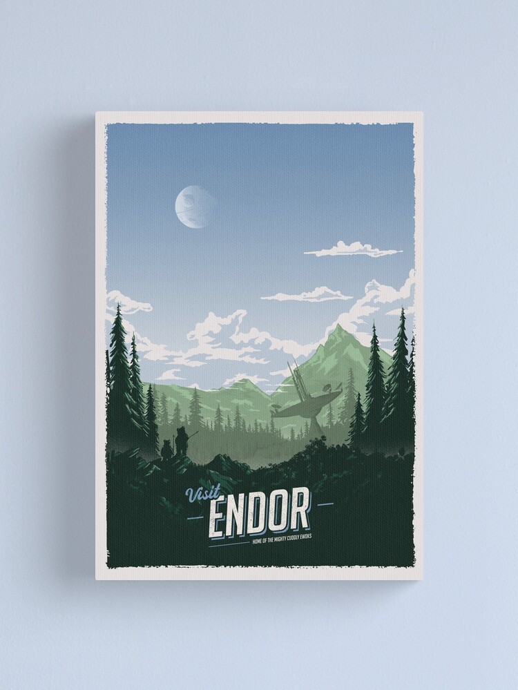 Alternate view of Visit Endor Canvas Print