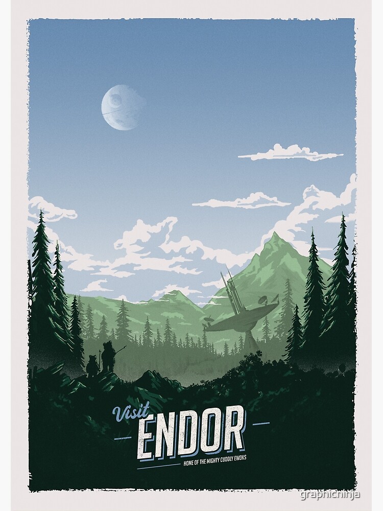 Visit Endor by graphicninja