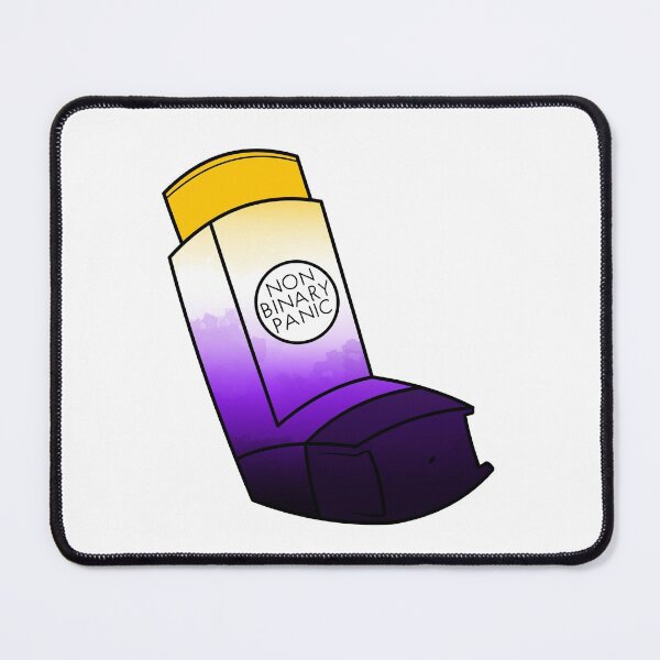 Item preview, Nonbinary Panic! - The queer inhalers series designed and sold by Chiara Filincieri.