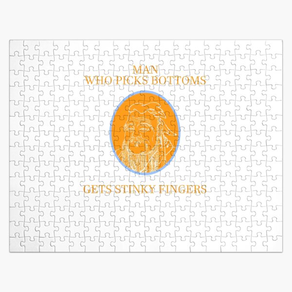 Item preview, Man who picks bottoms gets stinky fingers gift designed and sold by sebastian3210.
