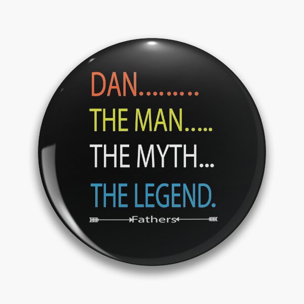 Item preview, Dan The Man The Myth The Legend Fathers Day, Birthday Gift,cutes fanny family gift idea for mom ,dad et siblings slim fit t-shirt   designed and sold by darishoping.