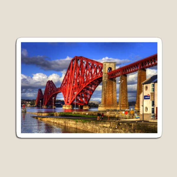 Hawes Pier Slipway and Forth Bridge Magnet