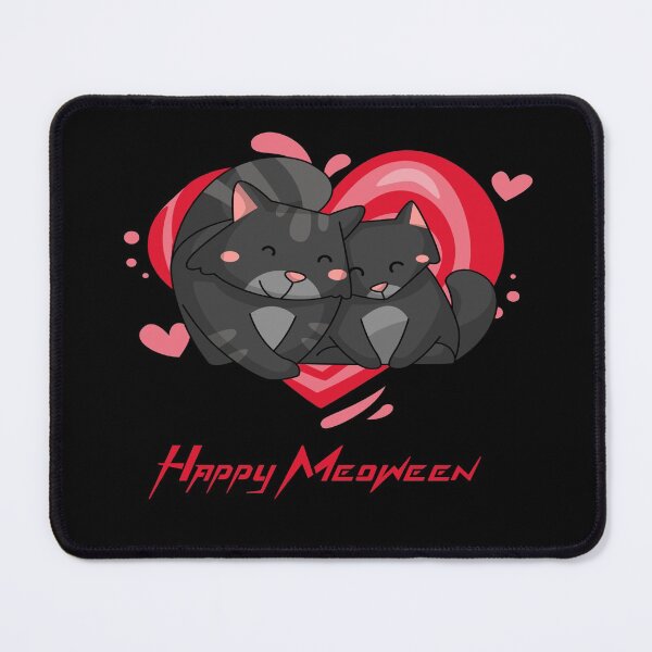 Item preview, Happy Meoween Snuggling Cats Happy Halloween Perfect on t-shirts To Stickers designed and sold by LMcDs.