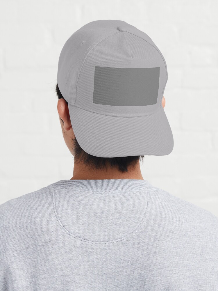 Alternate view of Solid Dark Gray Color Cap