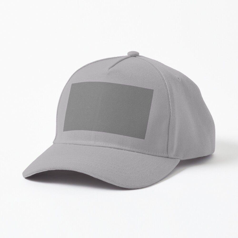 Solid Dark Gray Color Cap