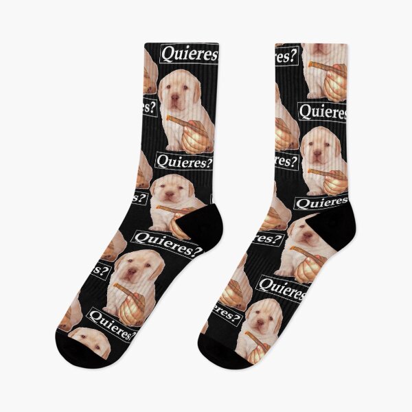 Item preview, Cute  Golden Retriever puppy Quieres meme- funny meme-  designed and sold by Rajpramanik.