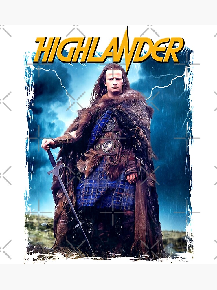 Disover Modern Action Fantasy Story Legendary Thirst Highlander Movie  Carl Cox Premium Matte Vertical Poster
