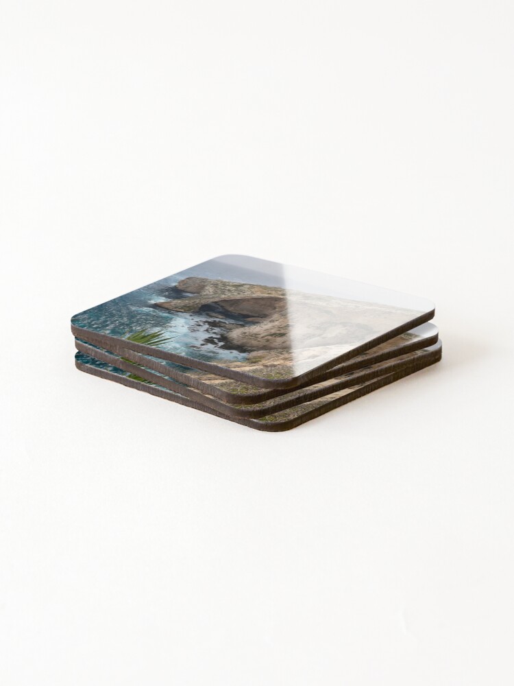 Thumbnail 4 of 5, Coasters (Set of 4), Blue Grotto designed and sold by Rivenbark.