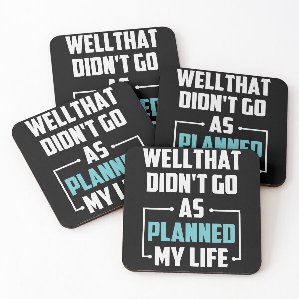 Item preview, Well That Didn't Go as Planned My Life Funny Sarcastic Life Gift Idea / Divorce Quote / Chrsitmas Gifts designed and sold by Chamssou.