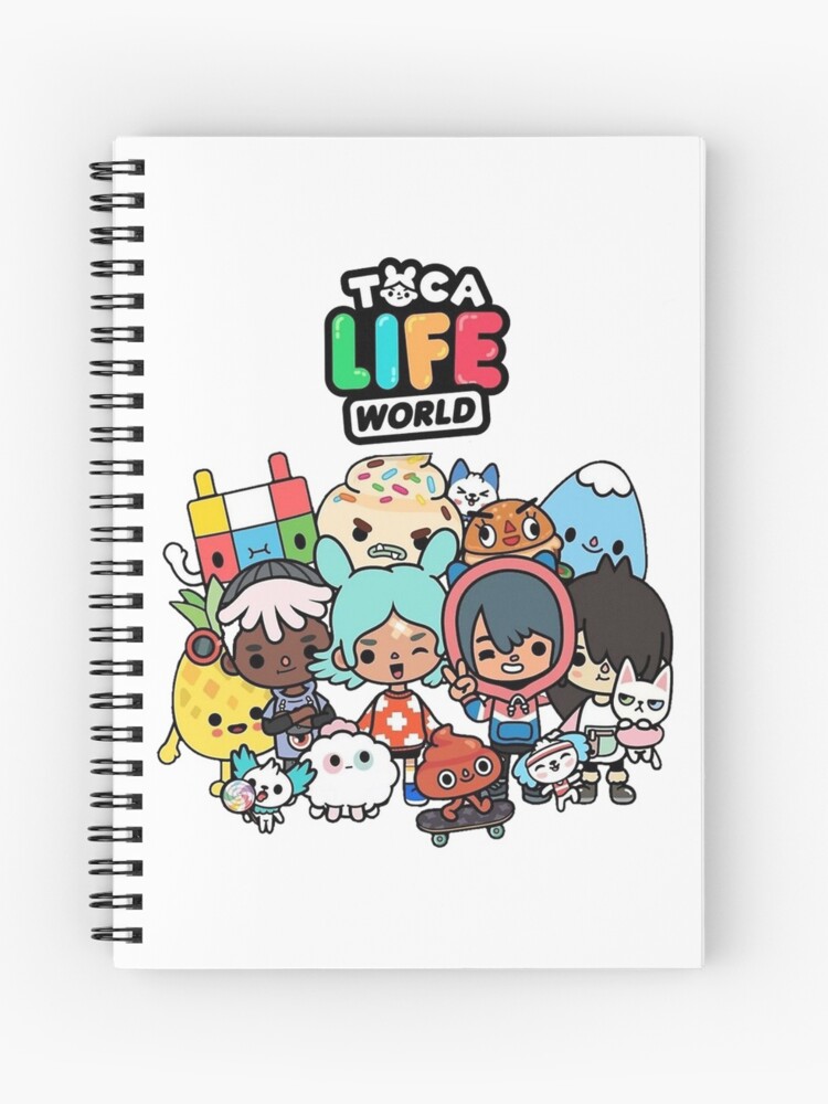 toca life box - toca boca cute | Spiral Notebook