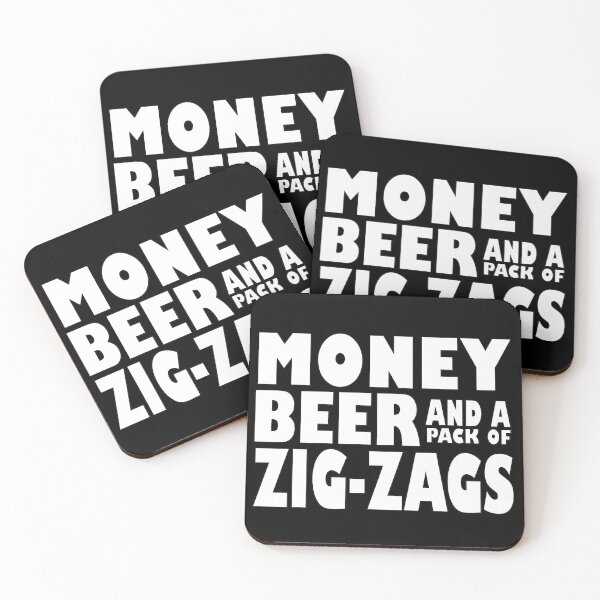 Item preview, Money Beer and a pack of Zig Zags Design designed and sold by Velered Designs ⚜️.