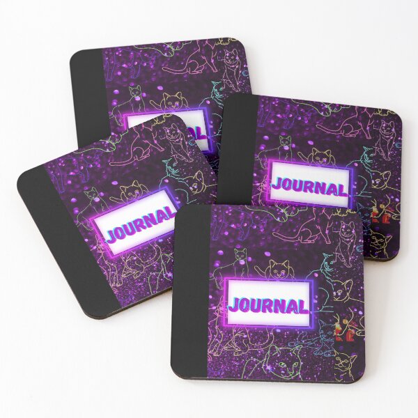 Item preview, Glitter Cats Journal designed and sold by LeoMoonShine.
