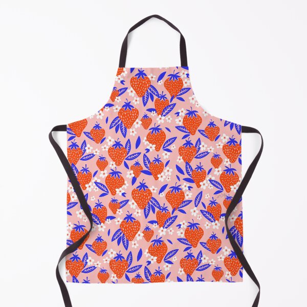 Item preview, Strawberry Blooms – Blue & Red designed and sold by Cat Coquillette.
