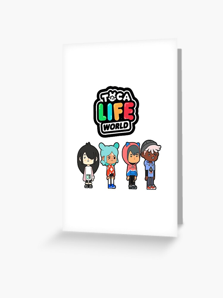 Toca Boca Characters - tpcaboca fun | Greeting Card