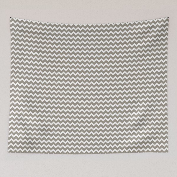 Aperçu de l'œuvre Brown and White Horizontal Line Pattern Pairs Sherwin Williams 2022 Popular Color Felted Wool SW 9171 créée et vendue par ColorOfTheYears.