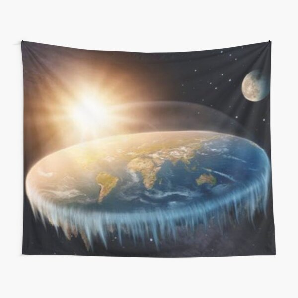 Flat Earth  Tapestry