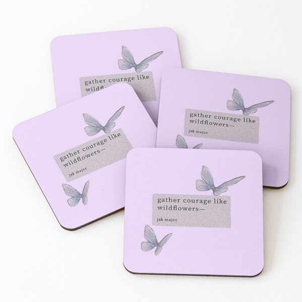 Item preview, GATHER COURAGE LIKE WILDFLOWERS designed and sold by SAVAGEwav.