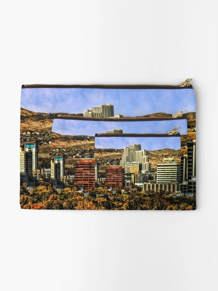 Thumbnail 2 of 4, Zipper Pouch, Sunset Over Reno designed and sold by pat gamwell.