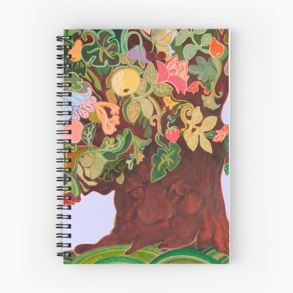 Item preview, Tree wiht Fruits. Tree wiht Life. Fairy tree with flowers and fruit watercolor illustration. designed and sold by ZheltakovaIana.