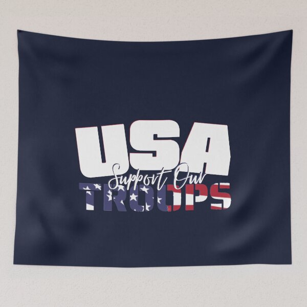 Item preview, USA, Support Our Troops, American Flag and Patriot Design designed and sold by LifeCrush.