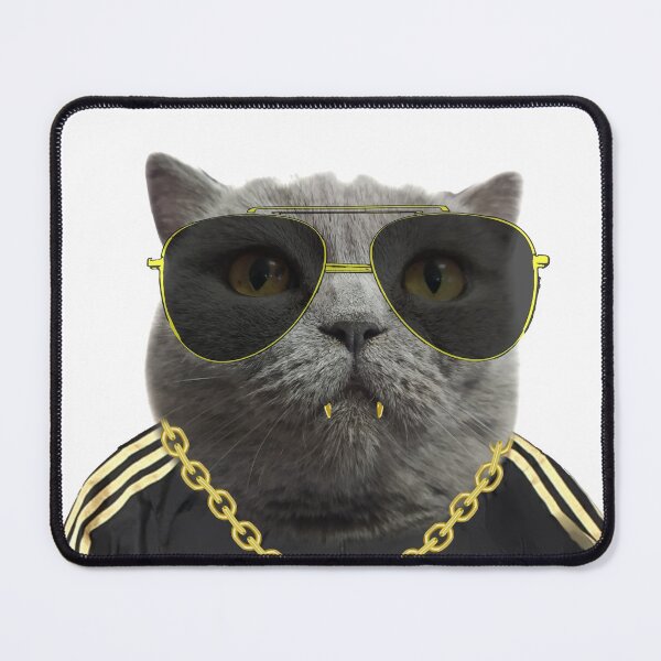 Item preview,  British cat with glasses russ style designed and sold by crazymel.