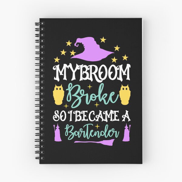 Artikelvorschau, Mein Besen brach, also wurde ich ein Barkeeper Halloween-lustige Barmixerhexengeschenke für Männer u. Frauen. entworfen und verkauft von NiceSpot.