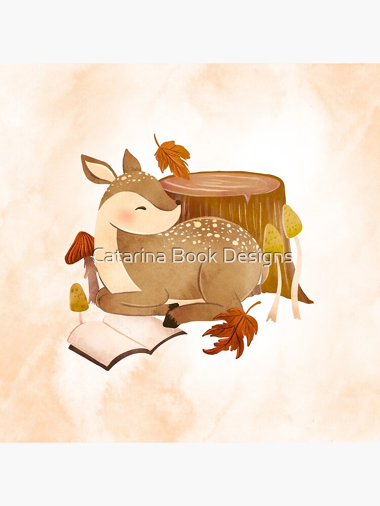 BOOKISH FAWN by catarinadesigns