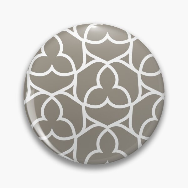 Artikelvorschau, Brown and White Ornamental Shape Pattern 2 Pairs Sherwin Williams 2022 Popular Color Felted Wool SW 9171 entworfen und verkauft von ColorOfTheYears.
