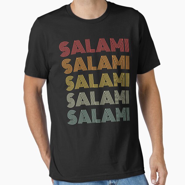 Artikel-Vorschau von Salami im Retro-Stil, designt und verkauft von MariosNydras.
