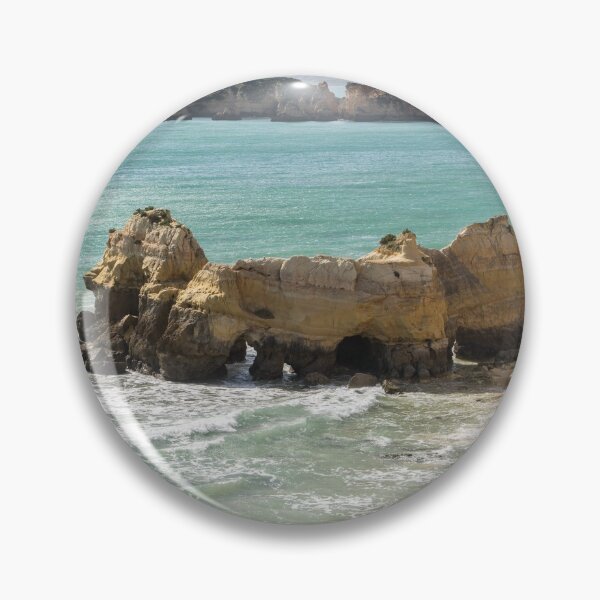 Item preview, Lacy Seafoam and Seastacks - Praia dos Tres Castelos Beach Portimao Portugal designed and sold by Georgia Mizuleva.